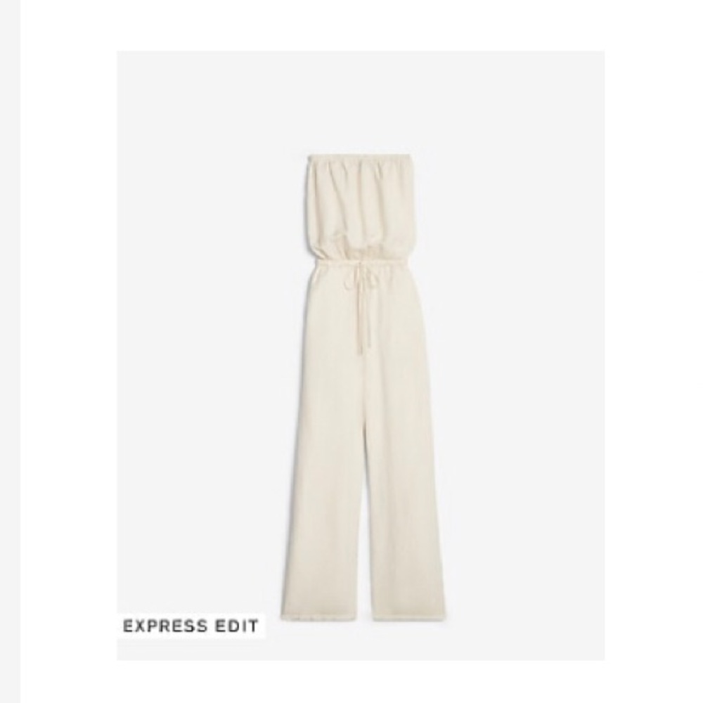 NEW WITH TAGS-linen blend jumpsuit